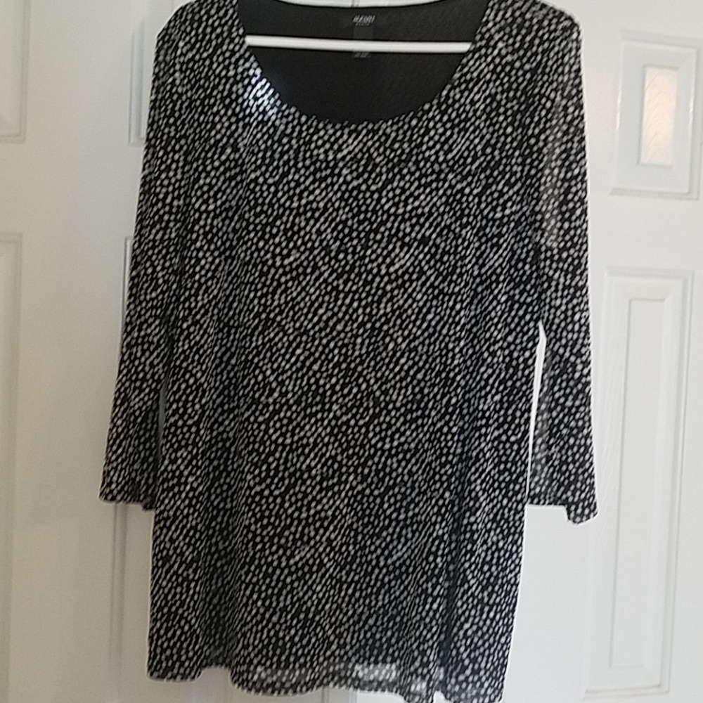 Alfani polka dot blouse